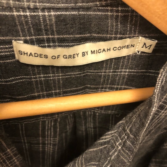 VGC Shades of Grey by Micah Cohen casual  LS SZ M! - Picture 5 of 5